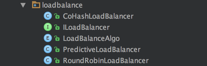 [负载均衡代码结构]